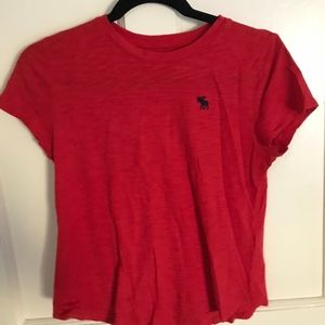 Cherry Red Abercrombie Kids Tee shirt 13/14